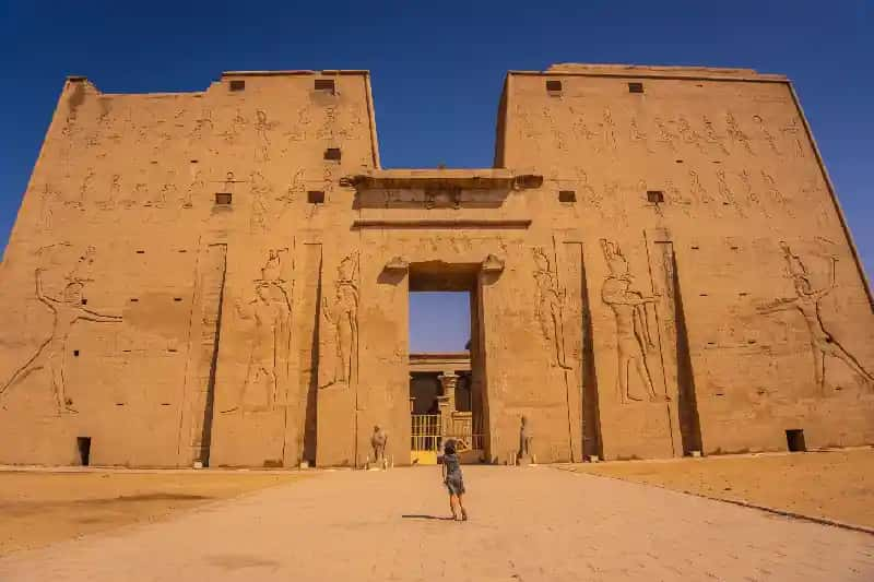 Edfu Assuan , egitto a natale